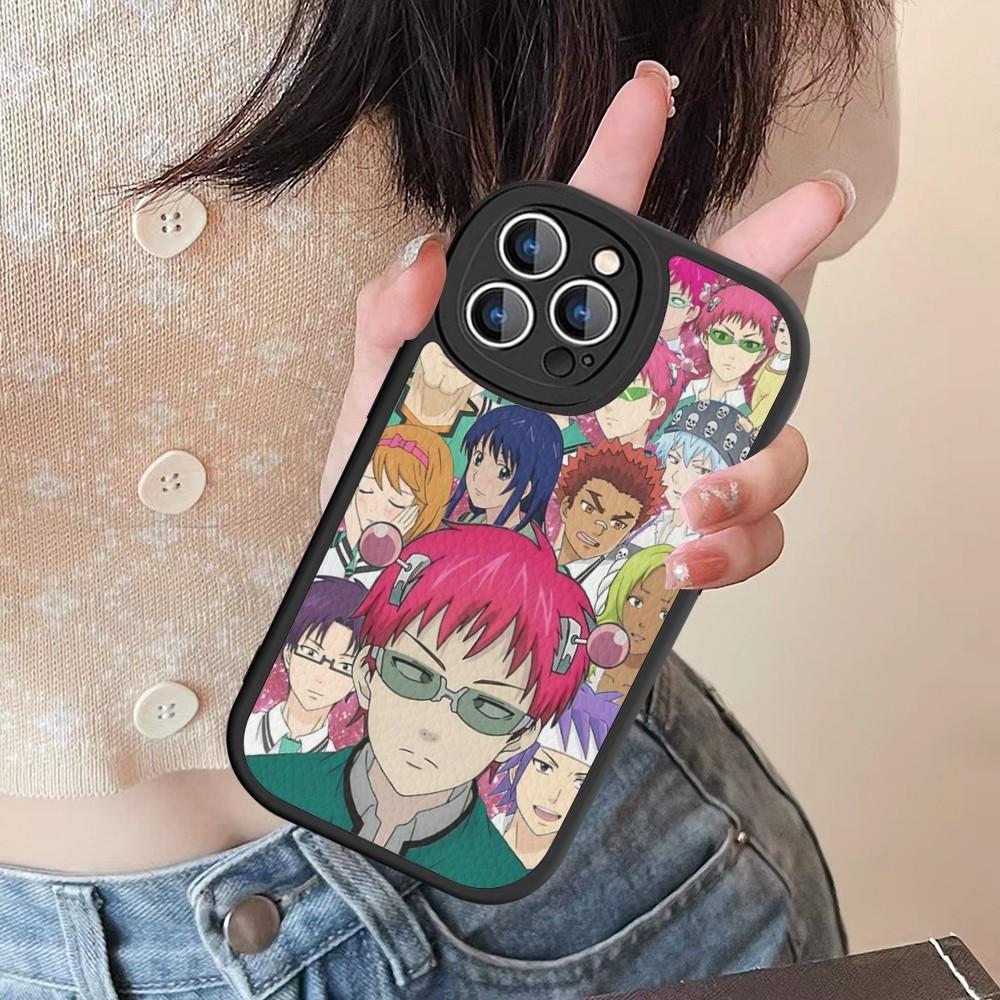 Saiki Kusuo No Psi Nan Phone Case Hard Leather For IPhone 16 15 14 13 12 Mini 11 14 Pro Max Xs X Xr 7 8 Plus Fundas