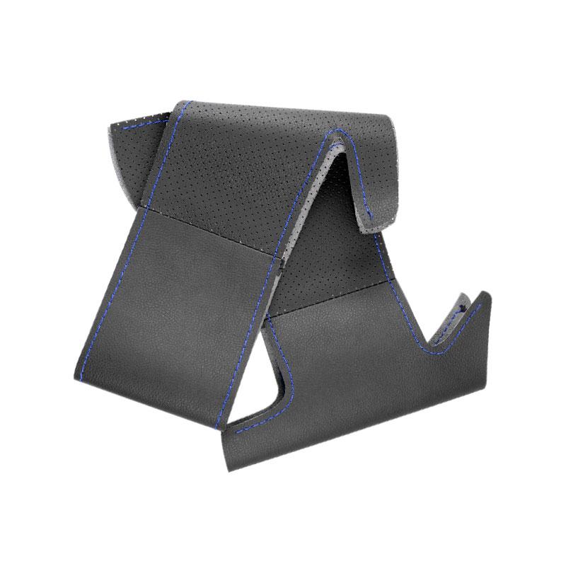 Handgenähte perforierte Mikrofaser-Leder-Autolenkradabdeckung für Nissan Pathfinder III Frontier Xterra Navara 2005-2015