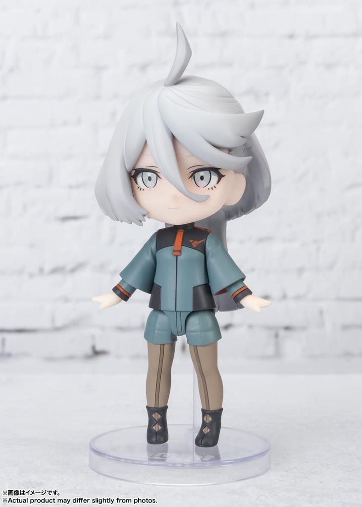 TAMASHII NATIONS Figuarts mini Mobile Suit Gundam Witch of Mercury Miorine Remblanc figura móvel pintada de 90 mm Aprox.. PVC e ABS