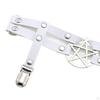 Adjustable Garter Belt with Clips Punk Elastic Leg for Women And Girls