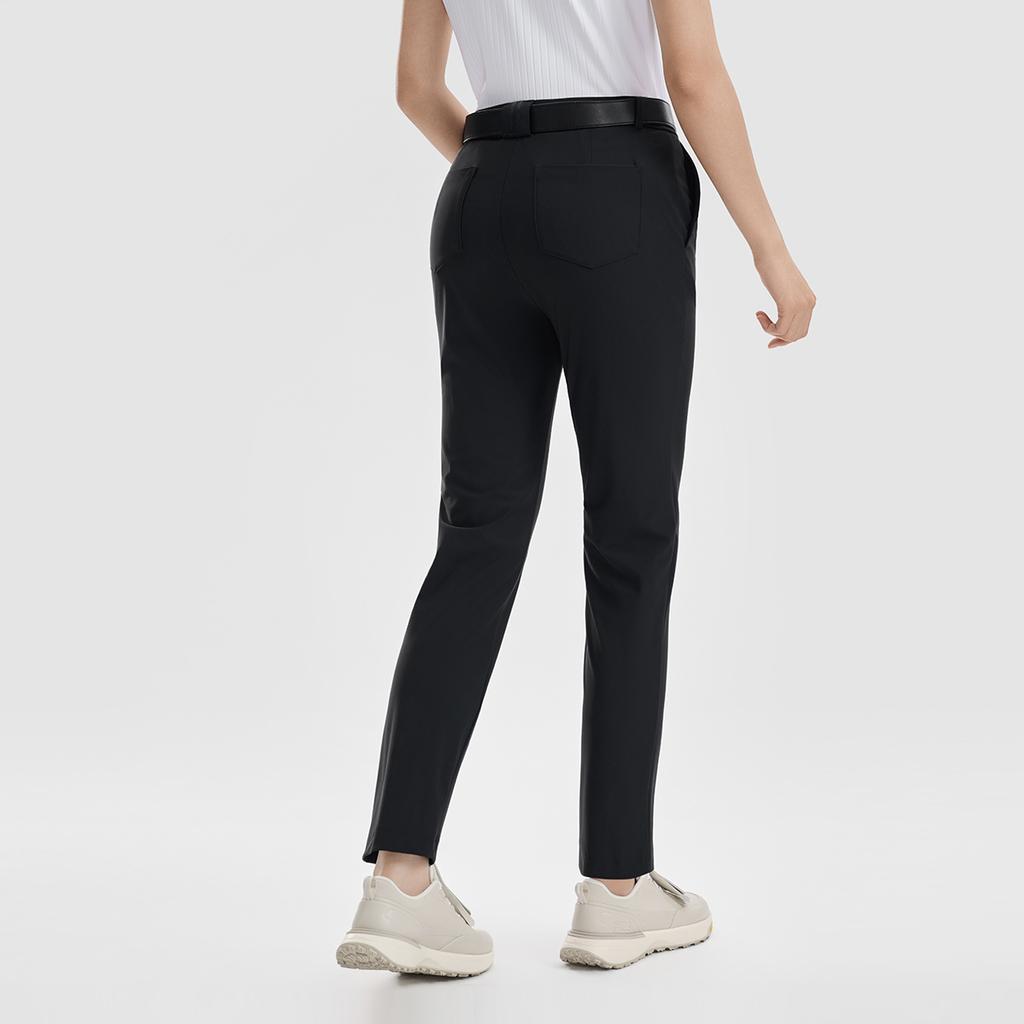 Fila Golf Series Simple Classic Sports Versatile Comfortable Knitted Casual Pants Women Bottoms A11W625605FBK