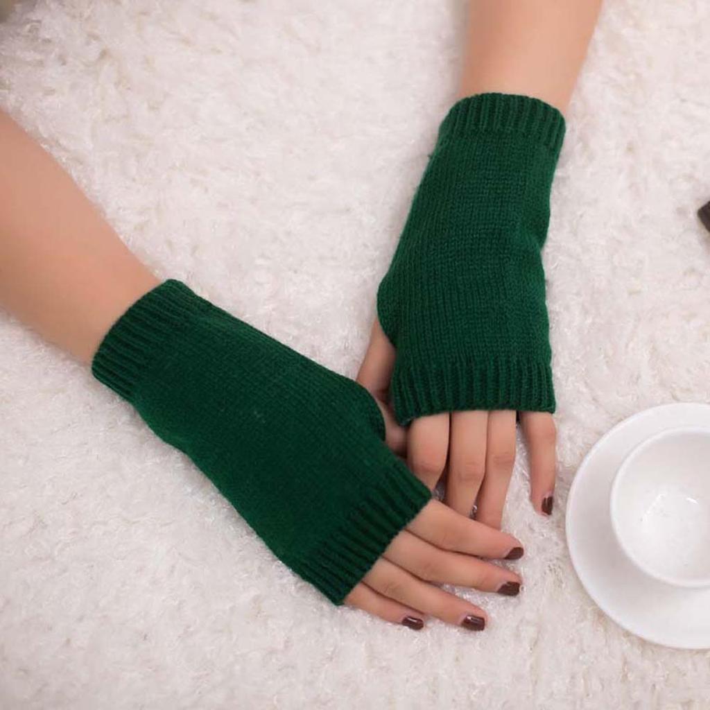 2020Fingerless Gloves Mitten Girl Women Soft Arm Warm Knitted Winter Warm Keep Gloves Mittens for Women Cold Weather Women Mittens