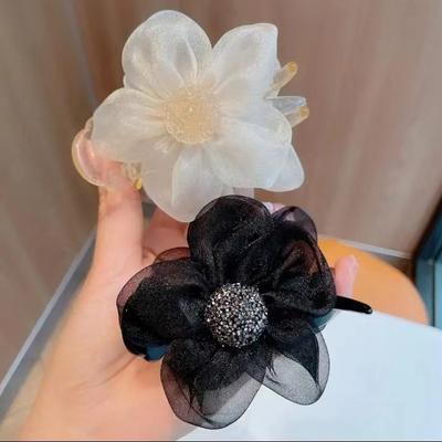 Kobiety Vintage Kwiaty Krzyż Klips do Włosów Elegancki Klips do Włosów Akcesoria do Włosów dla Dziewczynek