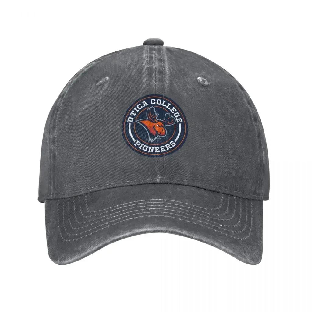 Utica College - Circle Baseball Cap Custom Cap Big Size Hat For Girls Unisex's
