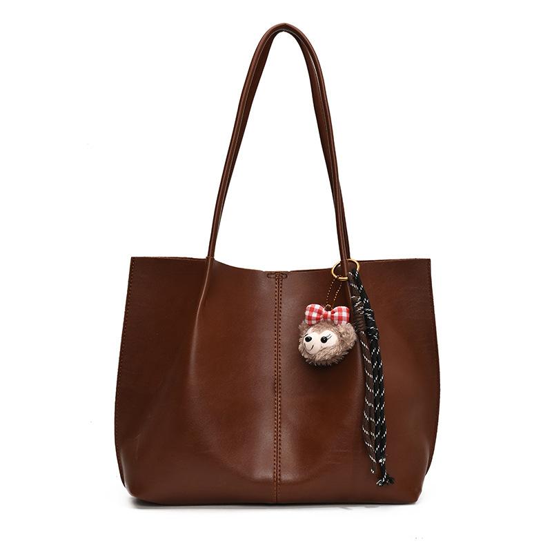 Large Capacity Bag Casual Versatile Shoulder Shopping Bag Commuter Tote Bag