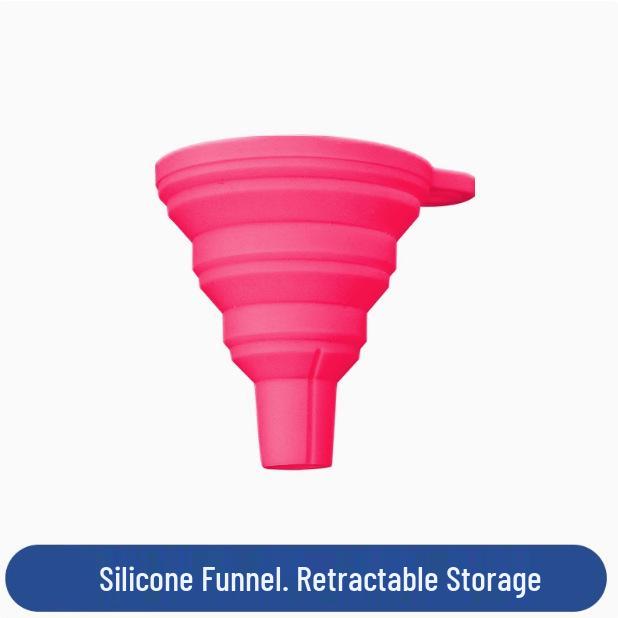 Large and Small Funnel Set with Filter Screen for Oil and Wine Pouring