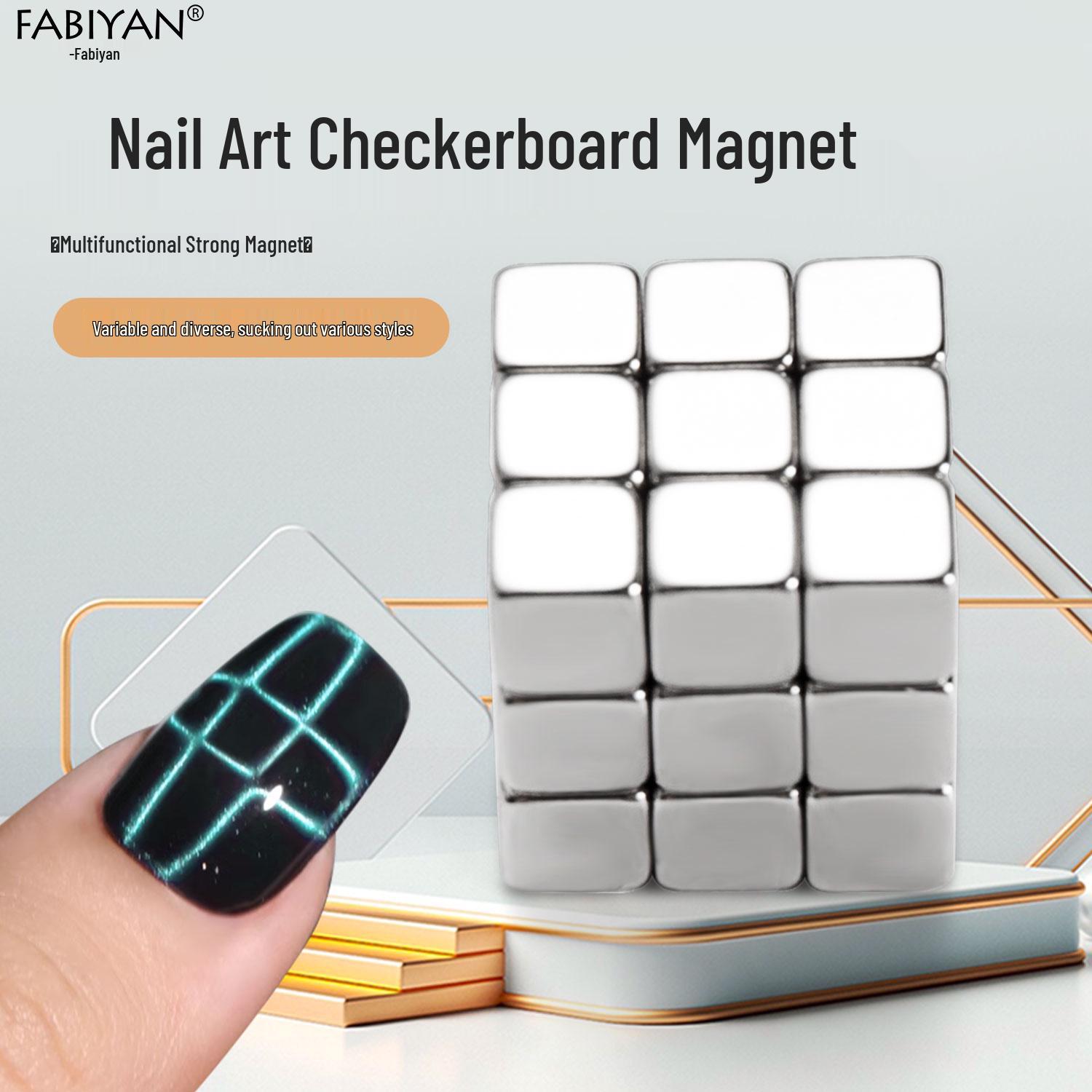 

Super Strong Magnetic Cube for Cat Eye Gel Polish - Detachable Nail Art Tool