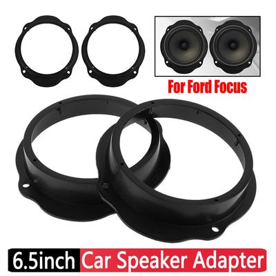 2pcs 6.5in Car Front Door Speaker Spacer Ring Adapter Plates for Car Styling Mounting Bracket Spacer Ring