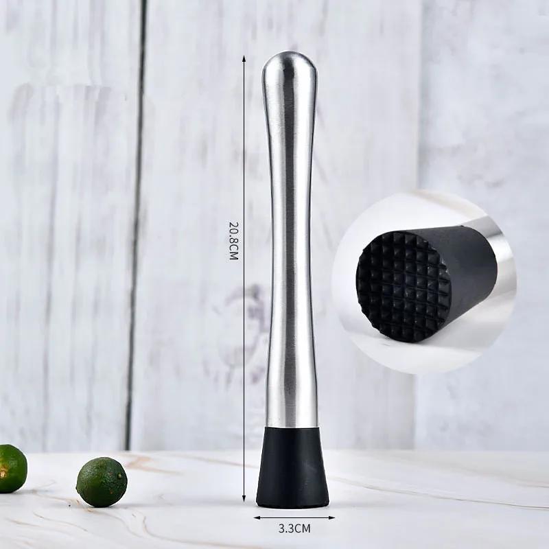 Палочка для смешивания вина Шейкер для коктейлей из нержавеющей стали Дробилка для льда Молоток Барная утварь Барная утварь Мадлер для вина Аксессуары для бара