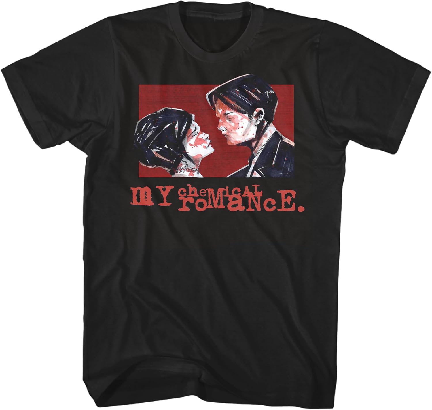 

My Chemical Romance Men s Three Cheers for Sweet Revenge T-Shirt Black | Officially Licensed Merchandise 5XL різнокольоровий