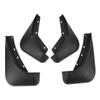 4 stk. Skvettlapper for bil Foran Bak Venstre Høyre Forebygger Kollisjon Svart Sprutbeskyttelse for XC60 2018 til 2023