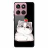 Für Motorola Edge 60 60s 5G Glas Hülle Cartoon Weicher Stoßfänger Hartes Gehärtetes Glas Rückseite Hülle Für Motorola Edge 60 Fusion Schale