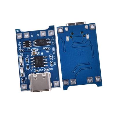 5Pcs Type-C Usb 5V 1A 18650 Tp4056 Lithium Battery Charger Module Charging Board