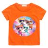 SuperKitties Kids Cartoon T-shirt Cotton Short Sleeve O-Neck Tops Boys Girls Clothes Y2k One Piece Anime Tees Summer Children