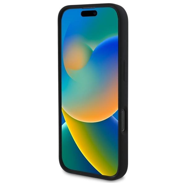 Dkny Dkhmp16Ssnyach Iphone 16 6.1       Black Hardcase Silicone White Printed Logo Magsafe