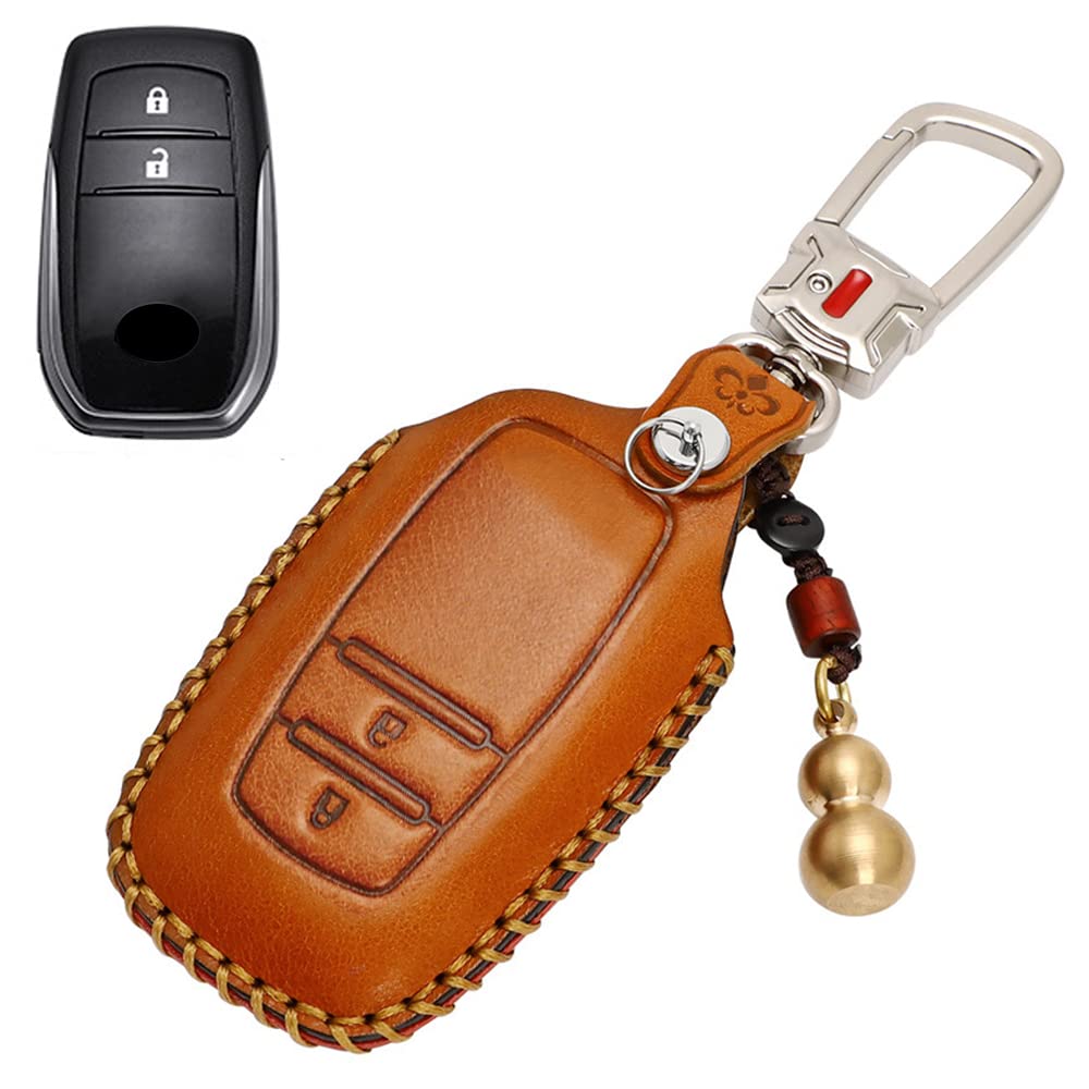 

Key Case for Toyota Smart Key Case Key Cover 2 TOYO-2J-YL-LEA-B-29 коричневый