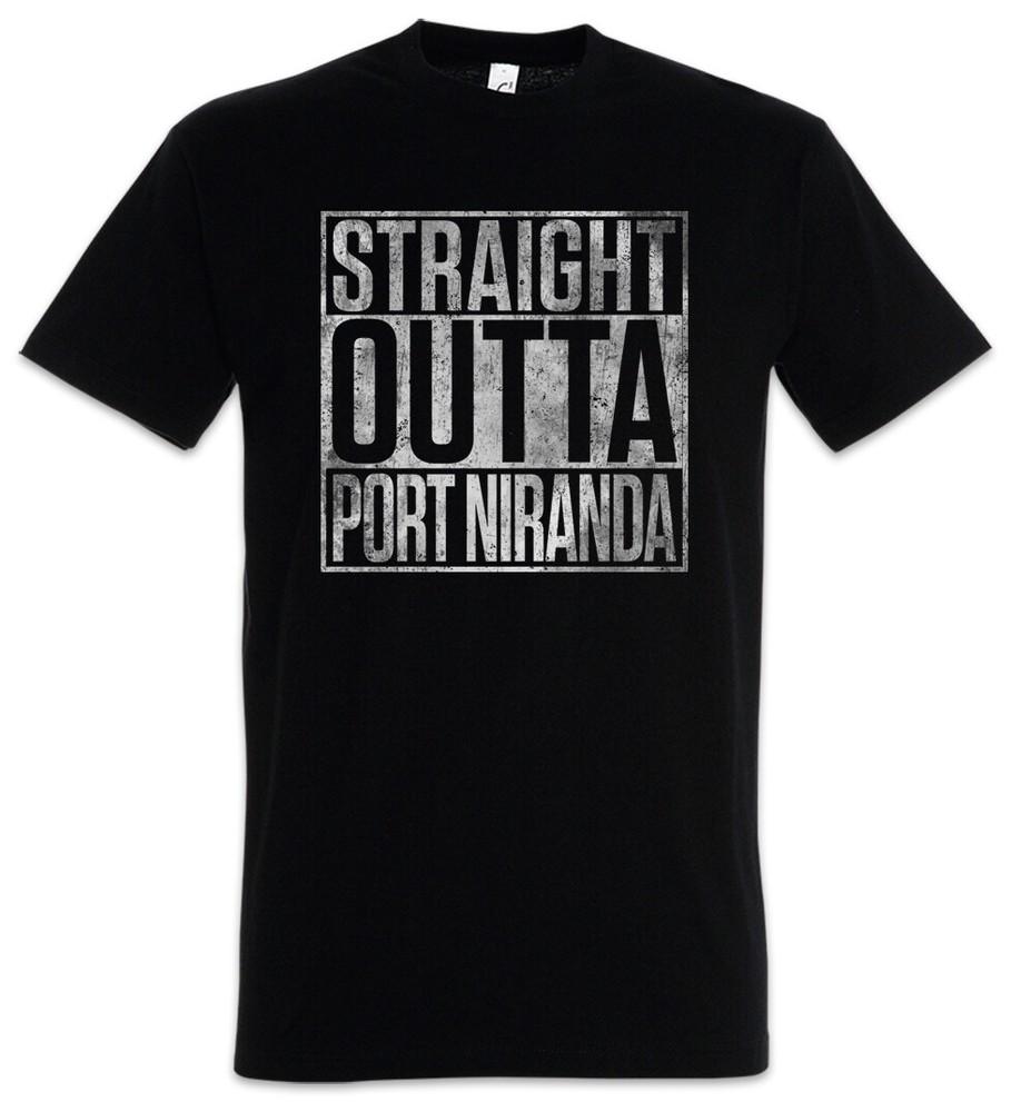 

Straight Outta Port Niranda Men s T-Shirt La Familia Round The Fun Twist Series XL