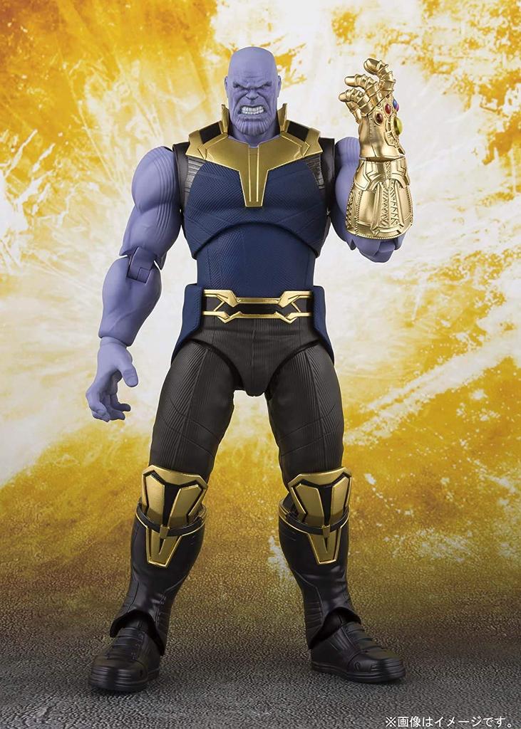TAMASHII NATIONS Avengers Thanos 190mm malt bevegelig figur S.H.Figuarts (Avengers/Infinity War) Ca. PVC/ABS