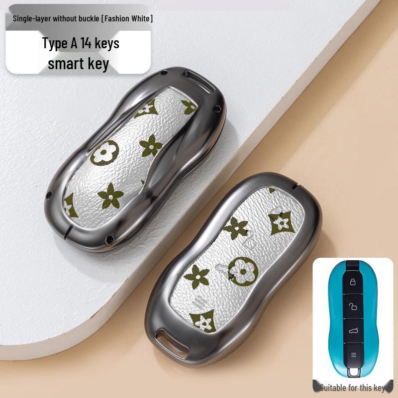 Compatible Metal Shell Key Case for Xiaomi SU7 2024 7Pro/MAX - Full Coverage Buckle Design for Men & Women