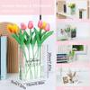 Book Vase For Flowers Transparent Acrylic Vases Decorative Hydroponic Plant Vase Creative For The Wall Glass Dining Room Kitchen