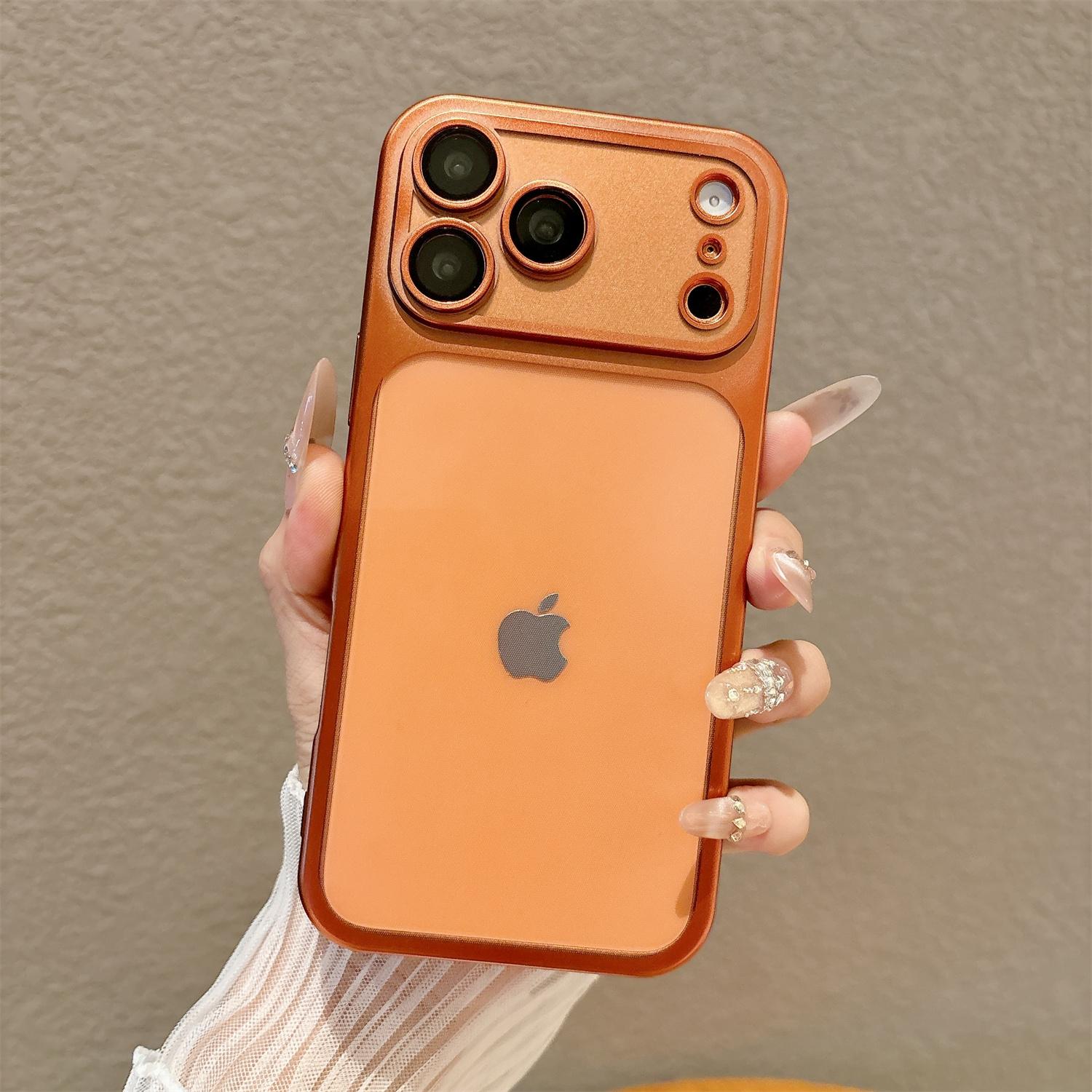 

Shockproof Bumper Protective Back Cover Phone Case For iPhone 17 16 15 14 13 12 Pro Max PLus Original Fall prevention Frosted For iPhone 11