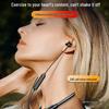2026 Model Genuine Bluetooth Neckband Earphones: 200-Hour Battery, In-Ear Noise Cancellation, Perfect for Gaming and Sports.