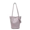Casual Solid Color Trendy Fashion Stone Pattern Portable Bucket Bag Large Capacity New Summer Shoulder Commuter Bag