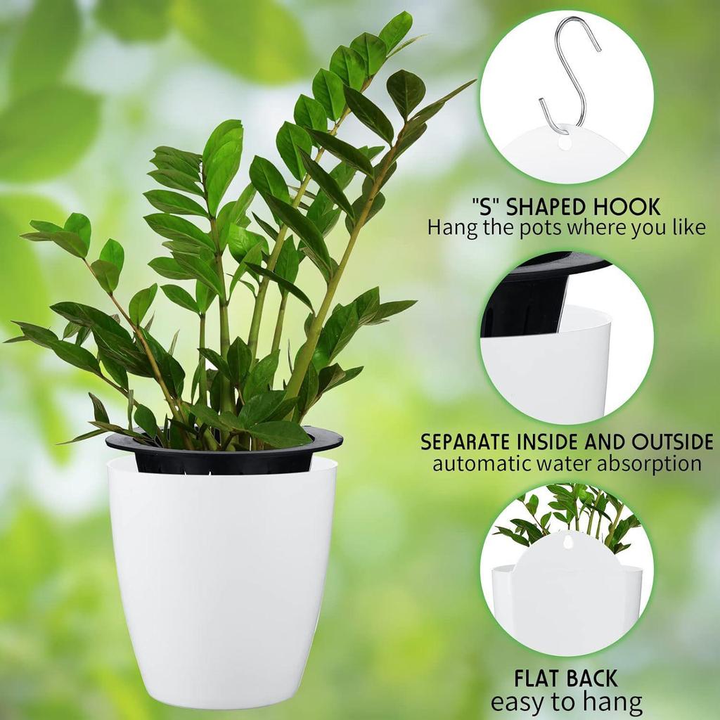 Self-Watering Wall-Mounted Hanging Planter