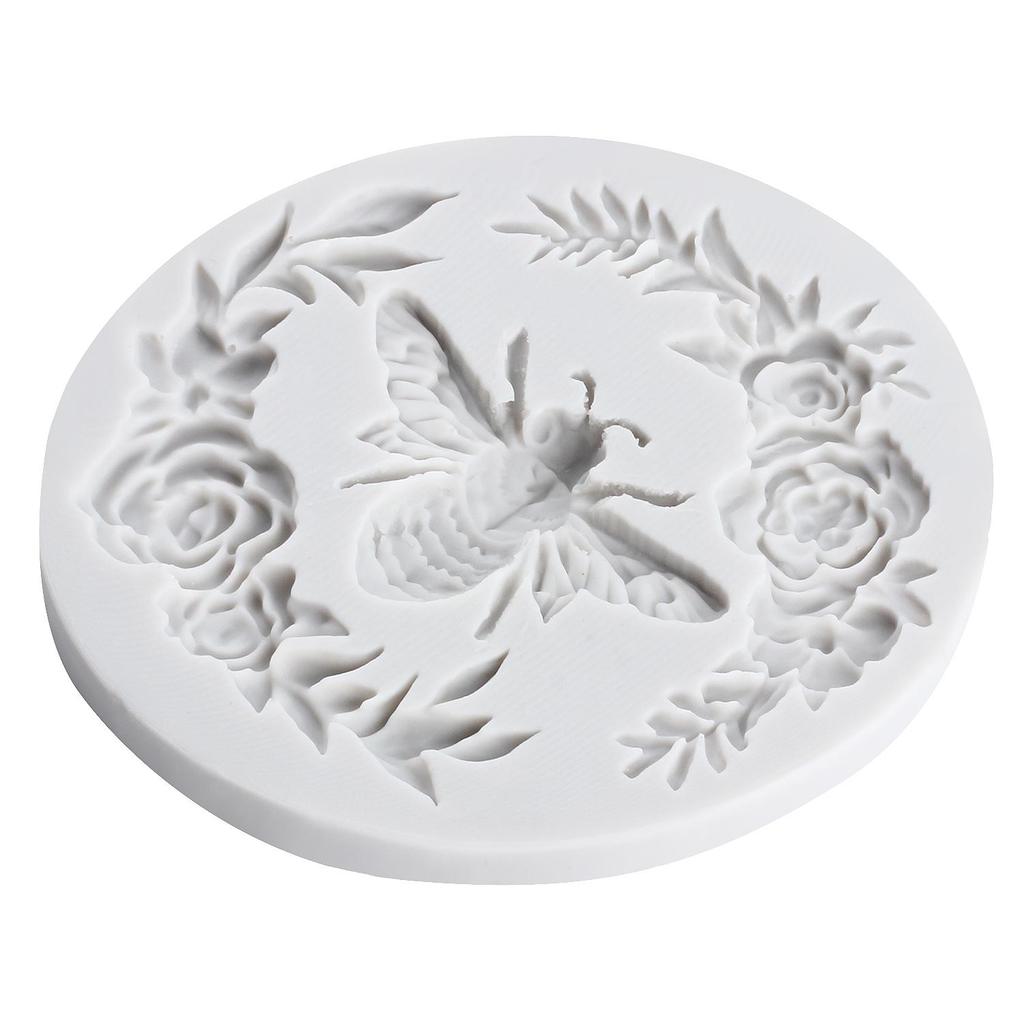 Bee Silicone Mold Bumble Bee Fondant Molds Cake Decorating Tools Cupcake Topper Candy Resin Clay Chocolate Gumpaste Mold