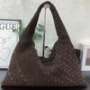 Leather Woven Bag Cross-border New Suede Matte Retro Large-capacity Handbag Lazy Shoulder Armpit Women's Bag
