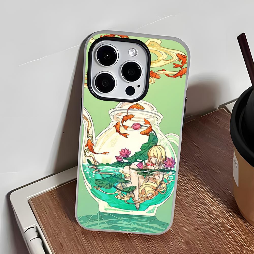 Valfre Prints Art Phone Case For IPhone 17 Air 16 E 15 14 Plus 13 12 11 Pro Max Jelly 2 In 1 Protective Case