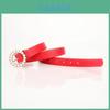 Elegant Ladies Belt With Pearl Buckle For Office And Casual Wear