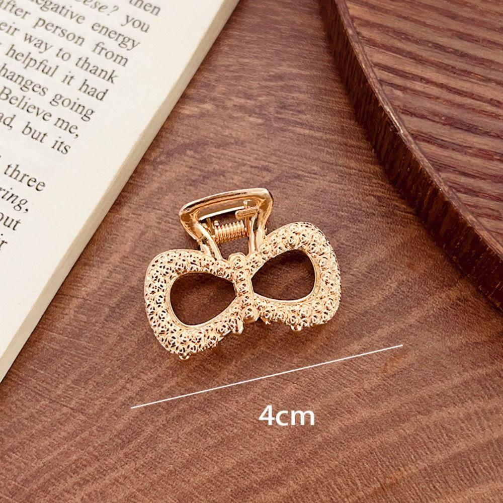 Gold Hair Claw Metal Barrette Fashion Hairpin  Women