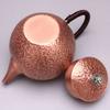 Vintage Small Size Copper Coffee Pot,Hammer Texture Weave Handle 300 Ml Heat Resistant Filter Water Kettle,Handcrafted Teapot