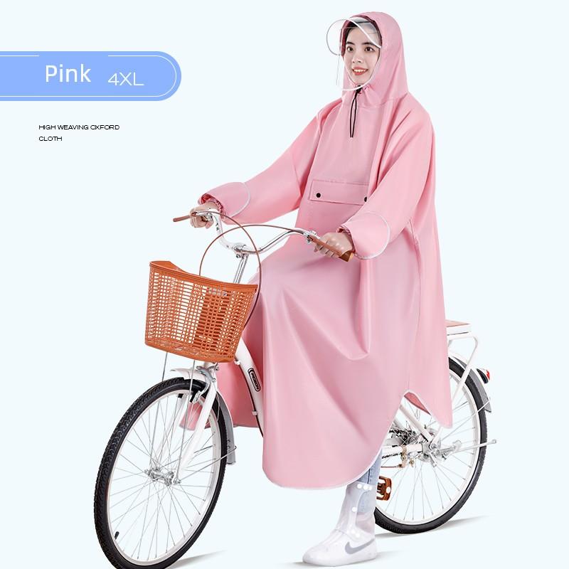 Bicycle Raincoat Adult Women's Student Only Cycling Electric Bicycle Long Full Body Rainproof Poncho