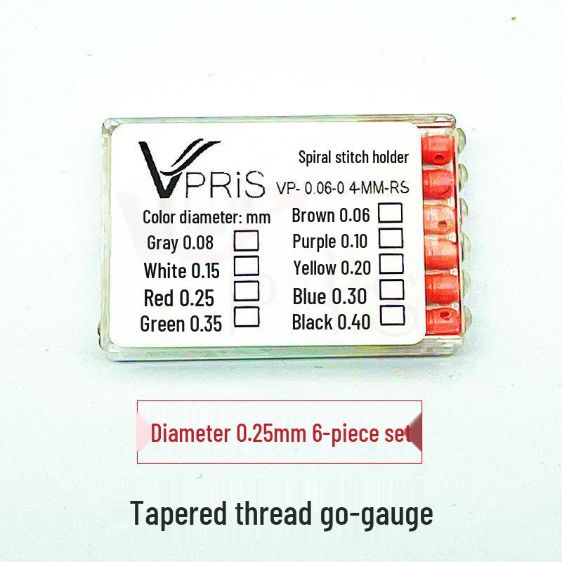 Threaded 0.05mm Ultra-Fine Steel Nozzle Cleaning Needle for Go-No-Go Gauge Valve