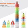 6/12Pcs Colorful Badminton Balls Shuttlecocks Multi-colored Badminton Foam Balls Leisure Sport Games Outdoor Sport