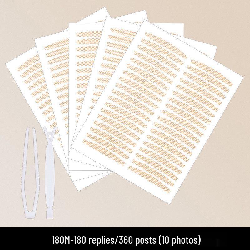 Invisible Water-Activated Lace Eyelid Tape - No Glue, Long-Lasting Fairy Eye Strips