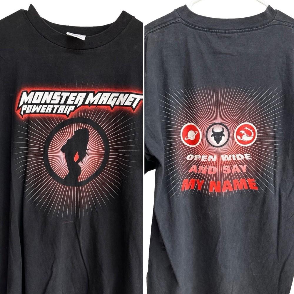 Vtg Monster Magnet 1998 Album Tour Black Tshirt All Sizes EL680 XXL