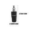 1-6PCS 4MM Banana Socket Insulated Binding Post Nut Banana Plug Jack Terminal Connector for Audio Amplifier Speaker Power Supply