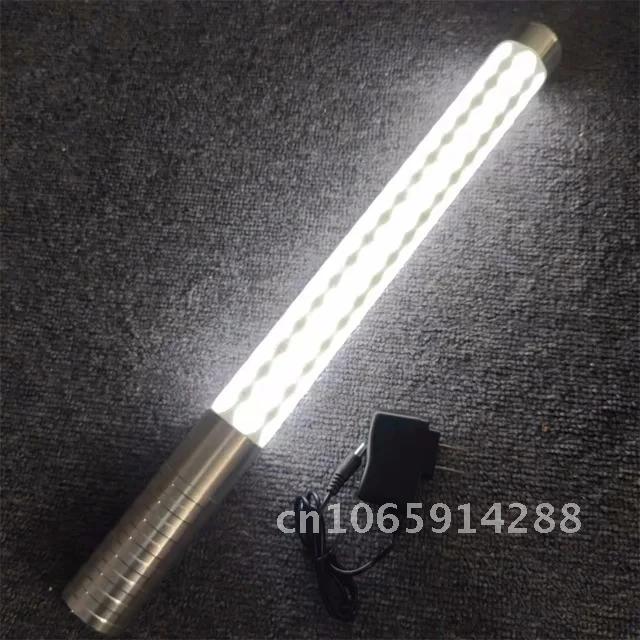 Aluminum Alloy Flash Stick Rechargeable LED Flash Stick Bar Wine Atmosphere Props KTV Luminous Wine Glow Stick