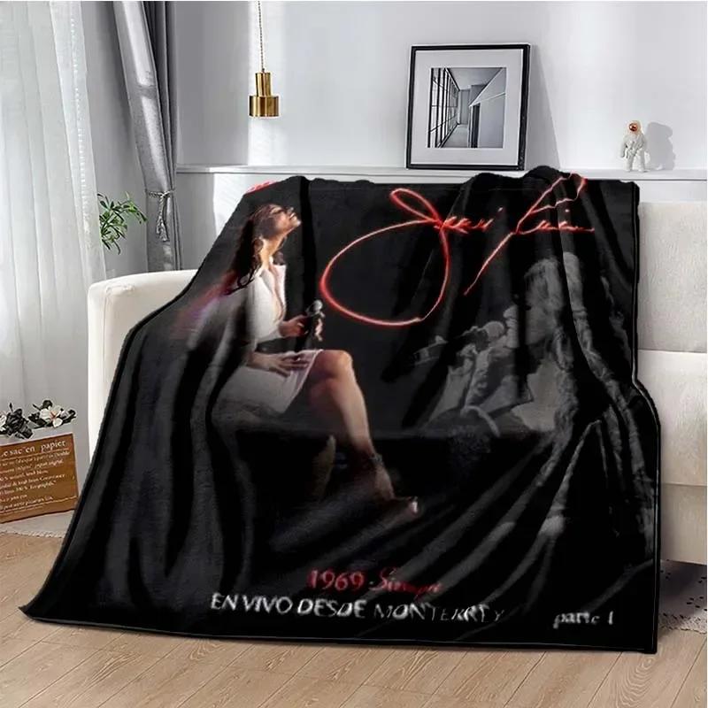 Coperta stampata della cantante latina Jenni Rivera Moda Letto Divano Aria Condizionata Alla Moda Tempo Libero Picnic Viaggio Personalizzabile Coperta