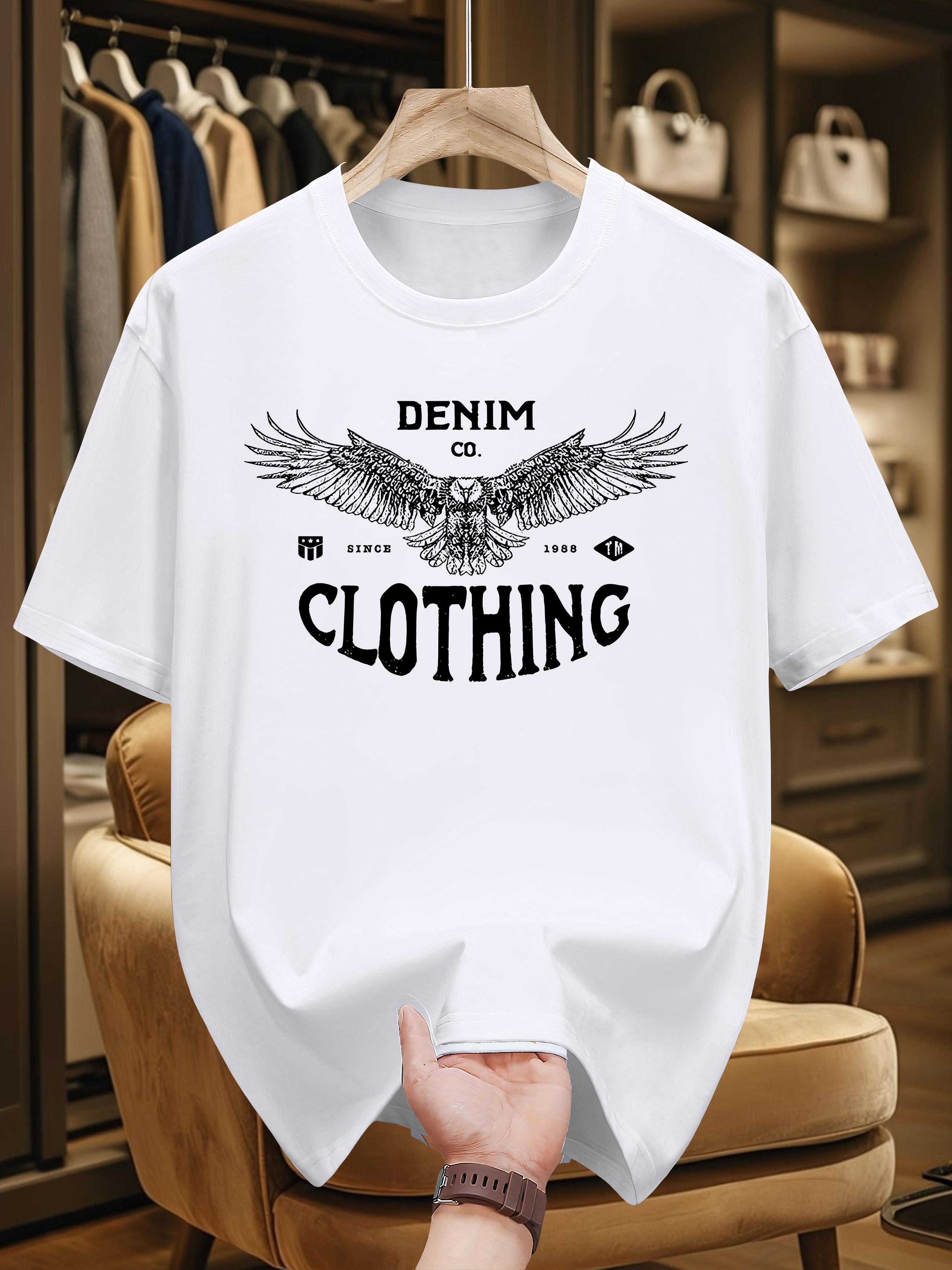 200g 100% Pure Cotton Short Sleeve T-shirt Fashion Casual Versatile Cow King Selection S