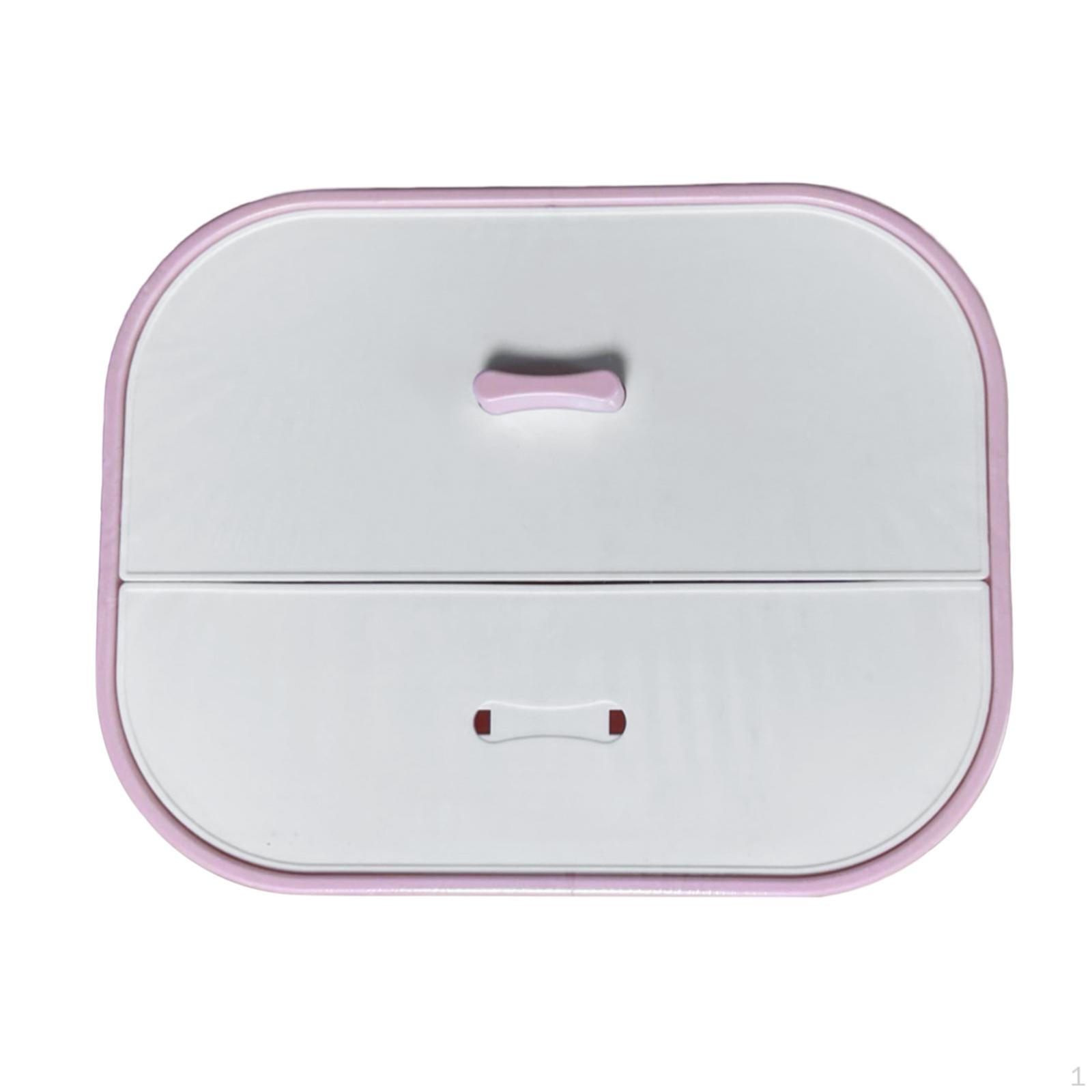 

Children s Jewelry Storage Box with 2 Drawers and Adorable Decals for Hair Accessories Makeup розовый