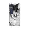 Phone Case - MANIACASE - Oppo A17 - The Wolf and the She-wolf Pattern - TPU Silicone - Black
