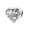 Heart-shaped Pendant Charms 925 Silver Charms Fit Bracelets Necklaces Womens Man DIY Beads Jewelry Making Gift