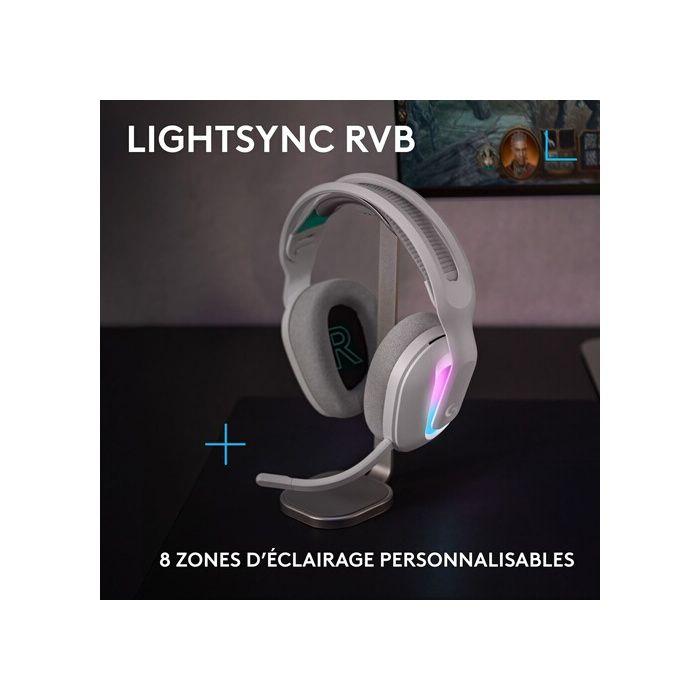 Casque PC Logitech G522 LIGHTSPEED Gaming Sans Fil - Blanc