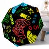 Video Game Controllers Outdoor Automatic Umbrella Retractable Design with 8-Rib Durability Lightweight Perfect Gift for Friends Family