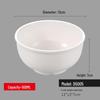 YANGGE Nordic White Melamine Rice Bowl