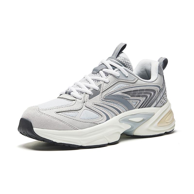 ANTA Retro Dad Shoes Light Grey White Beige Men 112438893-3